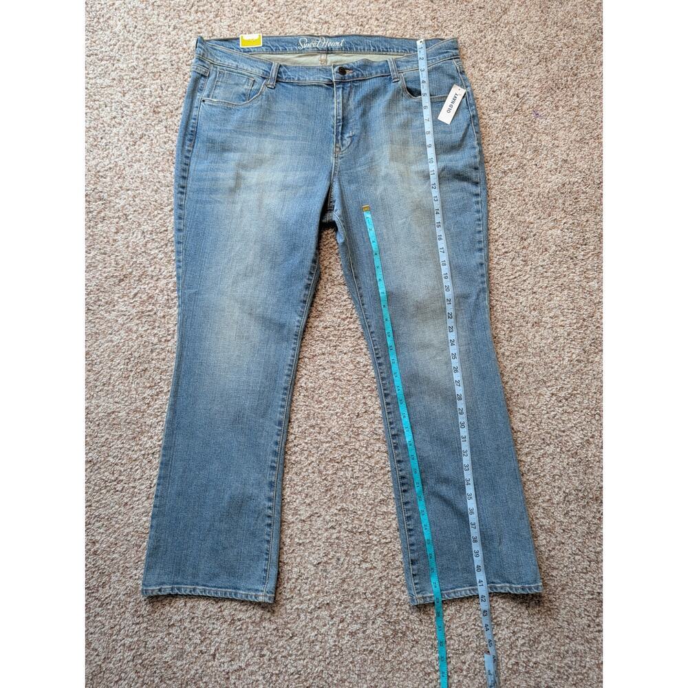OLD NAVY Woman's Jeans/Pants SWEETHEART, size 18; SHORT/PETITE, Bootcut, NWT - Picture 7 of 13